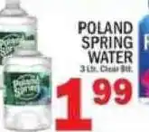 C Town Poland spring fiju water offer