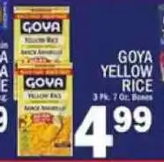 C Town Goya canilla rice gova offer