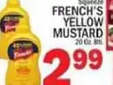 C Town French's yellow mustard offer