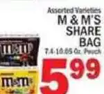 C Town M&m's share bag offer