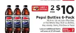 ShopRite Pepsi Bottles 6-Pack offer