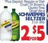 Bravo Supermarkets Schweppes pe seltzer offer