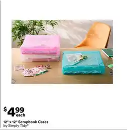 Michaels 12 x 12 Scrapbook Cases offer