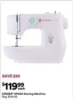 Michaels SINGER M1500 Sewing Machine offer