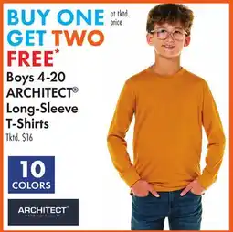 Boscov's Boys 4-20 ARCHITECT Long-Sleeve T-Shirts offer