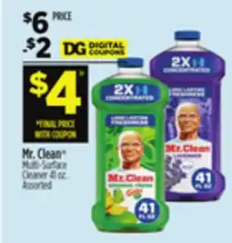 Dollar General Mr. Clean Multi-Surface Cleaner offer