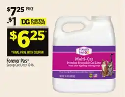 Dollar General Forever Pals Scoop Cat Litter offer