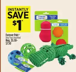 Dollar General Forever Pals Dog Toys Assorted offer