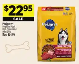 Dollar General Pedigree Dog Food Adult High Protein Red Meat offer