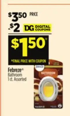 Dollar General Febreze Bathroom offer
