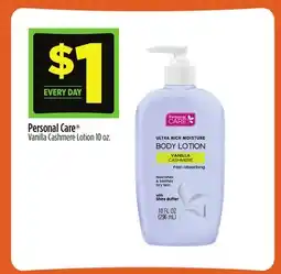 Dollar General Personal Care Vanilla Cashmere Lotion 10 oz offer