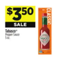 Dollar General Tabasco Pepper Sauce offer
