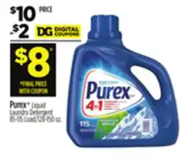 Dollar General Purex Liquid Laundry Detergent offer