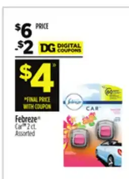 Dollar General Febreze Car offer