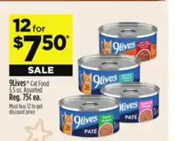 Dollar General 9Lives Cat Food 5.5 oz offer