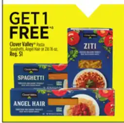 Dollar General Clover Valley Pasta Spaghettis, Angel Hair or Ziti offer