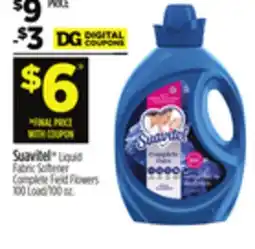 Dollar General Suavitel Liquid Fabric Softener Complete Field Flowers offer