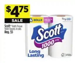 Dollar General Scott Bath Tissue offer