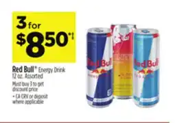 Dollar General Red Bull Energy Drink offer