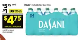 Dollar General Dasani Purified Bottled Water offer