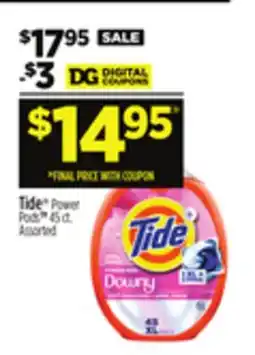 Dollar General Tide Power Pods offer