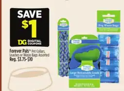 Dollar General Forever Pals Pet Collars, Leashes or Waste Bags offer