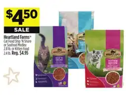 Dollar General Heartland Farms Cat Food Ship 'N Shore or Seafood Medley 2.8 lb. or Kitten Food 2.4 lb offer