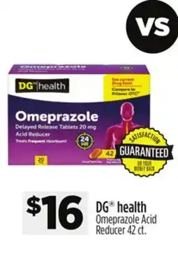 Dollar General DG health Omeprazole Acid Reducer offer