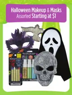 Dollar General Halloween Makeup & Masks offer