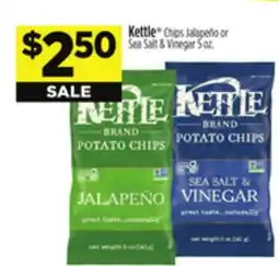 Dollar General Kettle Chips Jalapeño or Sea Salt & Vinegar 5 oz offer