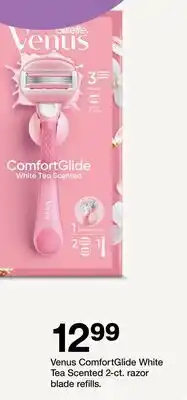 Target Venus ComfortGlide White Tea Scented 2-ct. razor blade refills offer