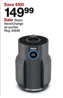 Target Shark NeverChange air purifier offer