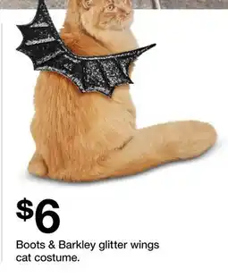 Target Boots & Barkley glitter wings cat costume offer