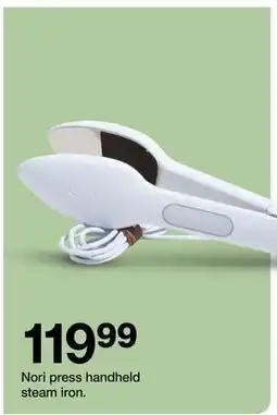 Target Nori press handheld steam iron offer