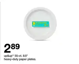 Target up&up 55-cu. 8.5 heavy-duty paper plates offer