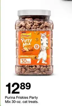 Target Purina Friskies Party Mix 30-oz. cat treats offer