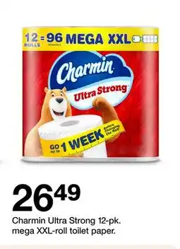 Target Charmin Ultra Strong 12-pk. mega XXL-roll toilet paper offer