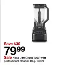 Target Ninja UltraCrush 1,000-watt professional blender offer