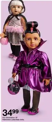 Target Our Generation 9 Halloween collectible dolls offer
