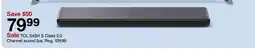 Target TCL S45H S Class 2.0 Channel sound bar offer