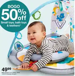 Target Baby Einstein 4-in-1 Kickin' Tunes music & language play gym offer