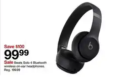 Target Beats Solo 4 Bluetooth wireless on-ear headphones offer