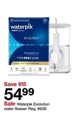 Target Waterpik Evolution water flosser offer