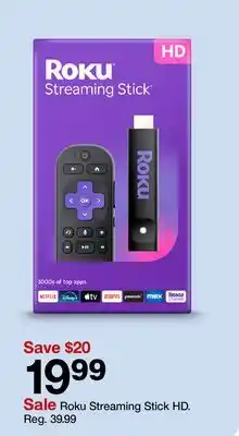 Target Roku Streaming Stick HD offer