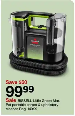 Target BISSELL Little Green Max Pet portable carpet & upholstery cleaner offer