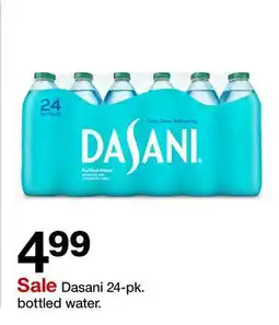 Target Dasani 24-pk. bottled water offer