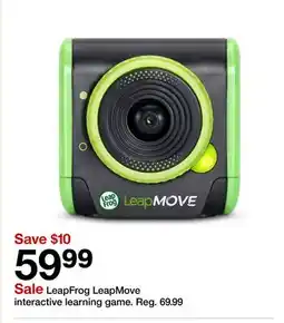 Target LeapFrog LeapMove interactive learning game offer