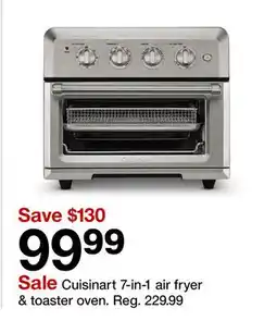 Target Cuisinart 7-in-1 air fryer & toaster oven offer