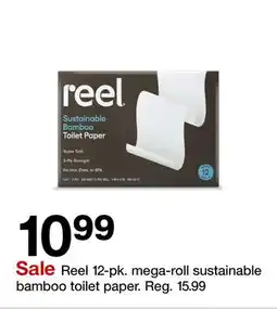 Target Reel 12-pk. mega-roll sustainable bamboo toilet paper offer