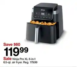 Target Ninja Pro XL 6-in-1 6.5-qt. air fryer offer